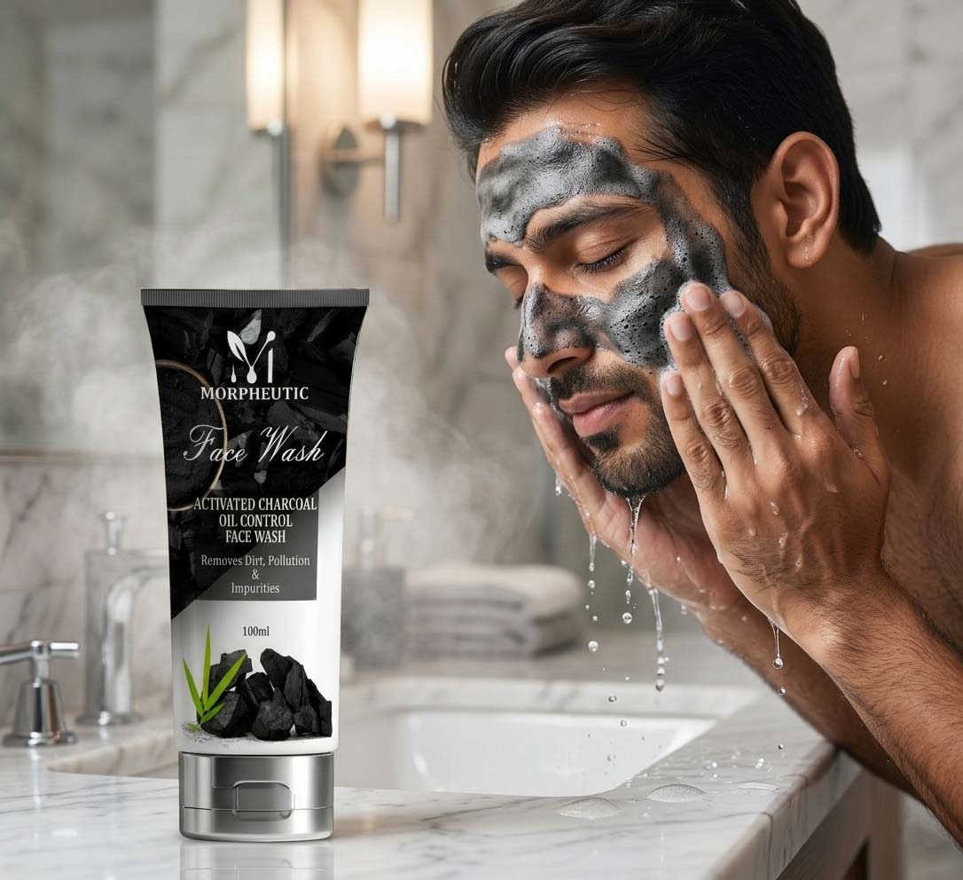 Morpheutic Activated Charcoal Oil Control Face Wash