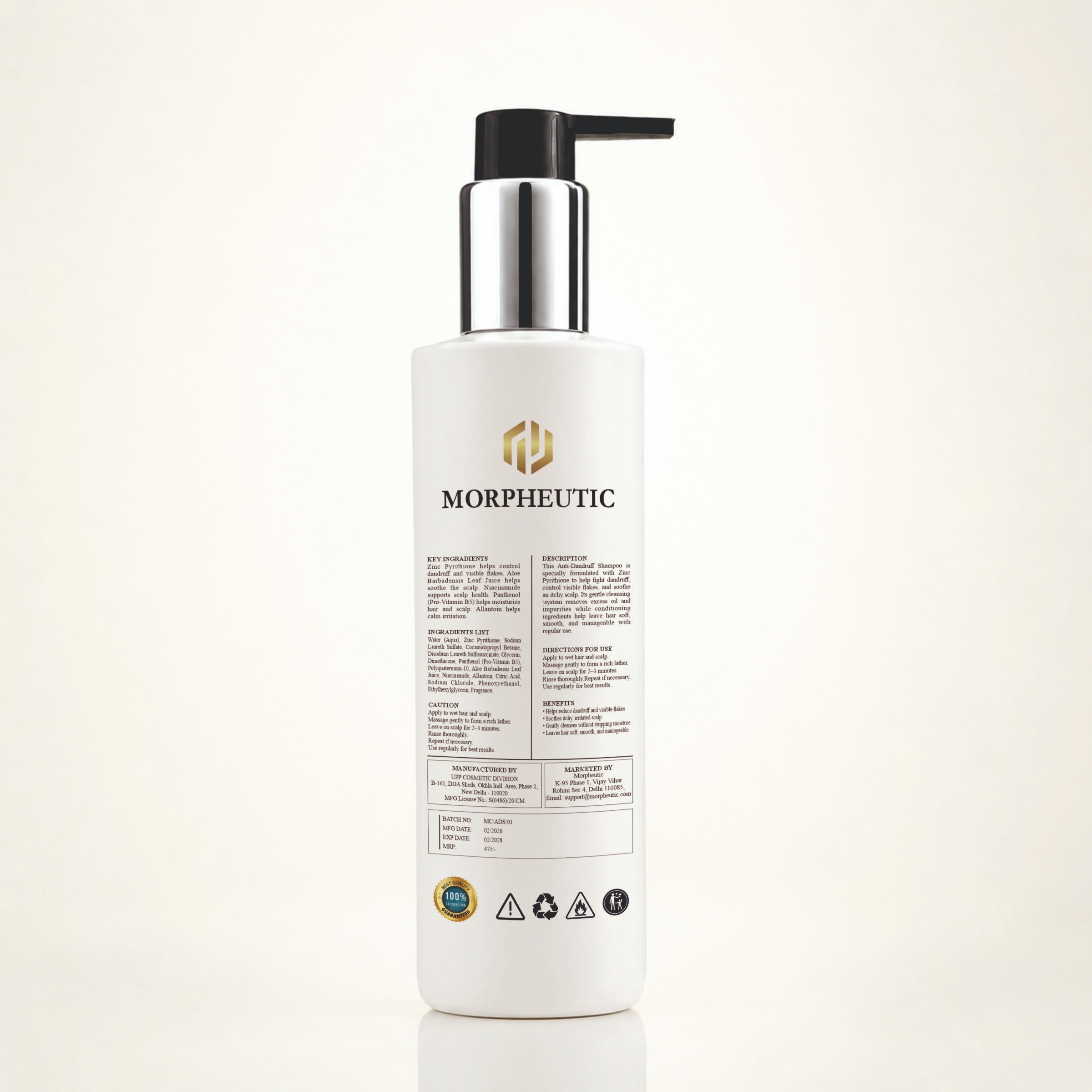 Morpheutic Advanced Anti-Dandruff Shampoo view 2